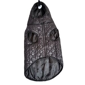 Good2Go XL Black Puffy Dog Coat